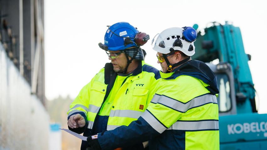 Site pre-induction at YIT construction sites